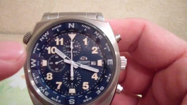 Orient Flightdeck Chronograph Review Ref FTT17002D0 смотреть онлайн