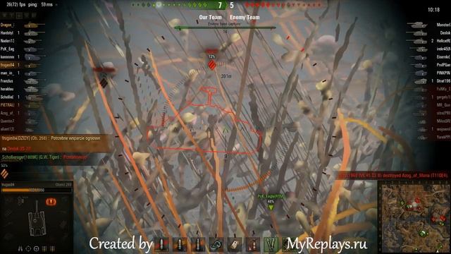 WOT: - Object 268 - 5 frags смотреть онлайн