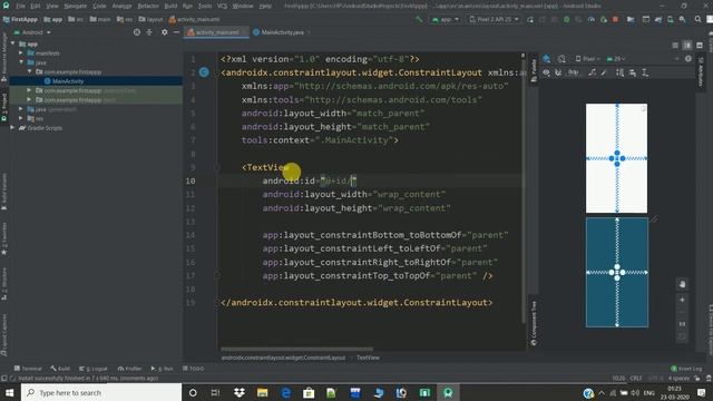 How to print Hello world in Android studio смотреть онлайн