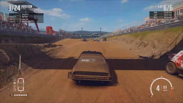 Wreckfest (PS5) Demons of Dirt (Crash Canyon) in Speedbird (A260) смотреть онлайн