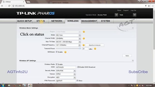 TP-Link PharOS CPE Point To Point Configuration Easy Step By Step (CPE610 | CPE510 | CPE210)
