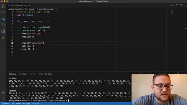 How To Sort A List In Python смотреть онлайн