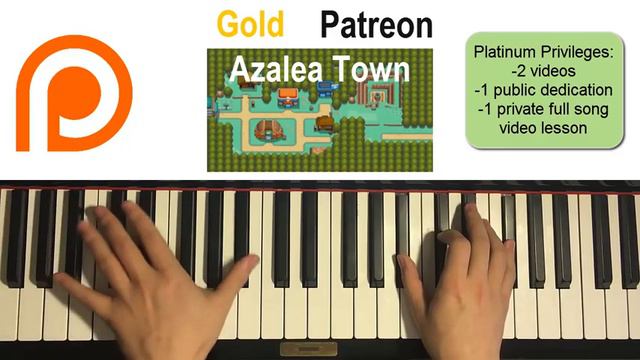 "Azalea Town" - Pokémon Gold/Silver/Crystal | Patreon Dedication #51 (Piano Cover) смотреть онлайн