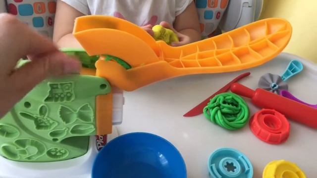Фабрика Play Doh, макаронная фабрика пластилина Плейдо. Игры с пластилином смотреть онлайн