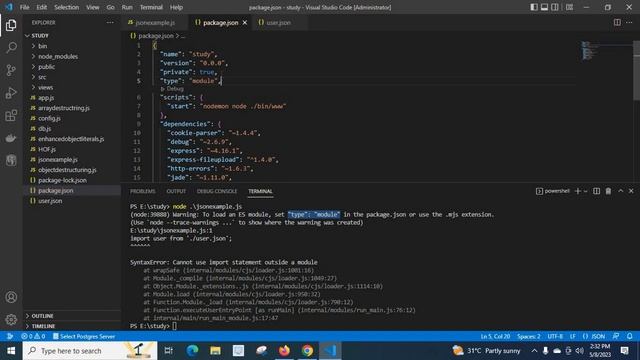 SyntaxError Cannot use import statement outside a module javascript node js load file into variable смотреть онлайн