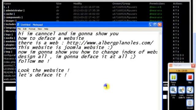 how to deface a website смотреть онлайн
