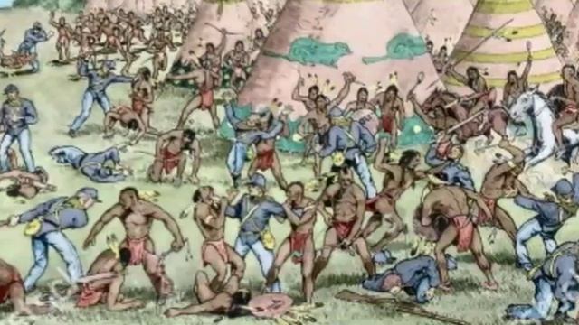 Миннеконжу,племя Индейцев смотреть онлайн