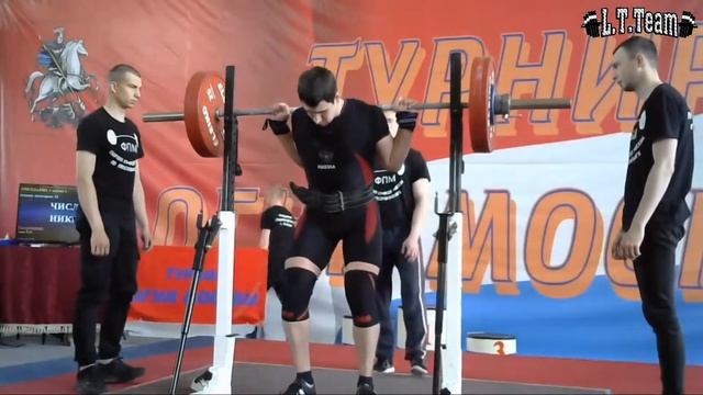 "Огни Москвы",в/к до 93 кг,Числов Никита.Присед-2 подход смотреть онлайн
