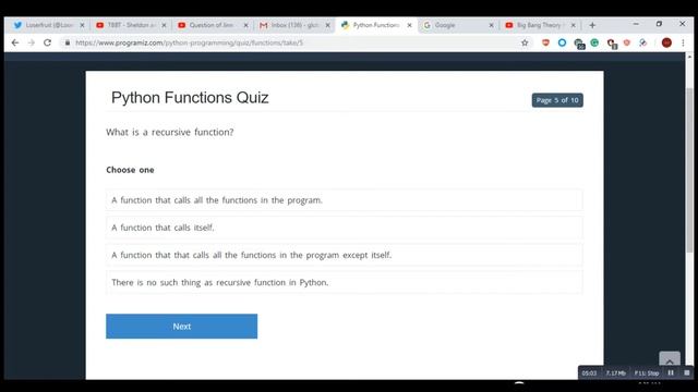 Practice Python Quiz : Functions смотреть онлайн