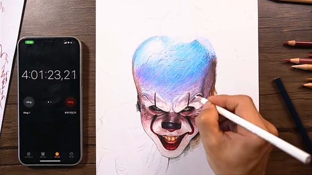 как нарисовать клоун ????????????????? смотреть онлайн