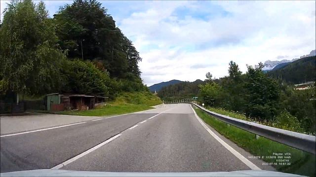 Tarvisio. ss -13. alt. 750mt. Alpi. Italia смотреть онлайн