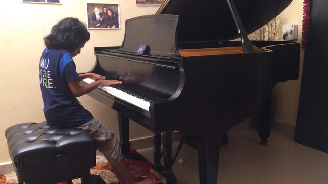 Moonlight Sonata 3rd movement played with Metronome Click | Lydian Nadhaswaram | Practice moments смотреть онлайн