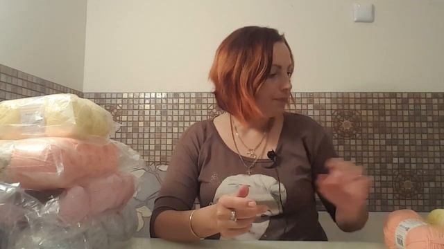 Видео # 14. Я снова купила пряжу!!! На этот раз турецкая моточная пряжа. Показываю!:) смотреть онлайн