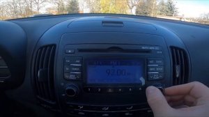 How to Manually Tune Radio Station in Hyundai i30 I ( 2007 – 2012 ) | Adjust Radio Station