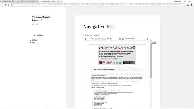 Customize Look of PDF Viewer for WordPress смотреть онлайн