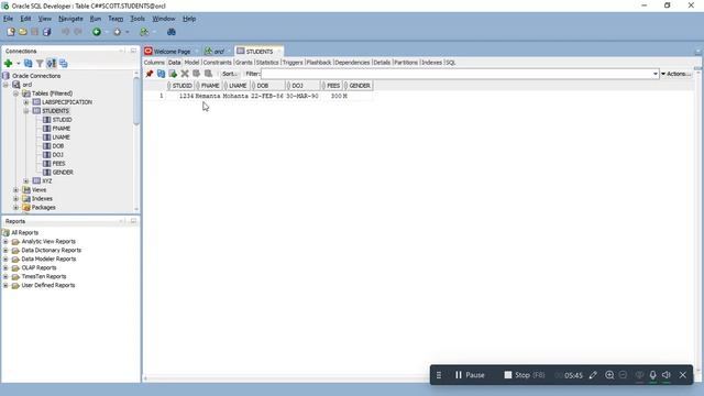 Oracle By Hemanta INSERT Statement -1 смотреть онлайн