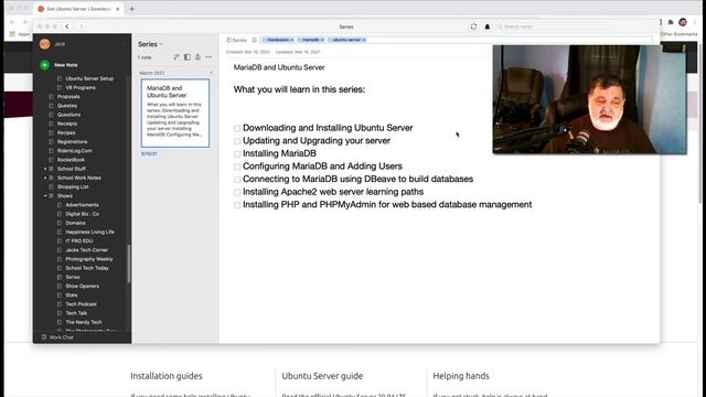 Introduction Installing Ubuntu Server and MariaDB смотреть онлайн