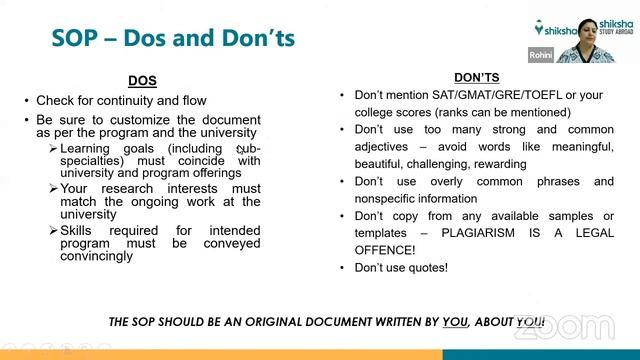 How To Create Winning MS Application | SOP | LOR | Resume With Rohini | Shiksha Study Abroad