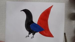 Рисуем городецкую птицу