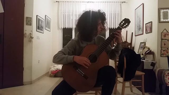 Bach suite for lute in A minor BWV 995 Prelude by yuval cohen смотреть онлайн