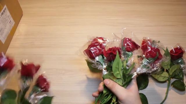 Искусственные розы! Безумно красивые! смотреть онлайн