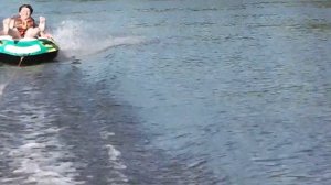 лодочный мотор TOHATSU MFS 20 D. Лодка гладиатор C370AL+Ватрушка.