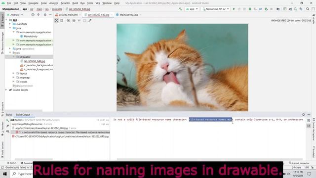 How To Add Image In Drawable Android Studio || Getting an Error While Adding Image To Drawable. смотреть онлайн