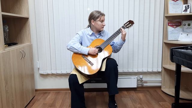 Фадеева Александра 12 лет. Русская народная песня "Дивка в сенях стояла" (обработка Иванов-Крамской смотреть онлайн