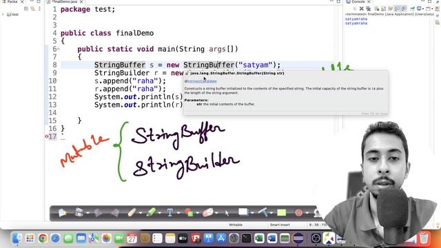 StringBuffer and StringBuilder In Java | Core Java | Satyam Raha смотреть онлайн