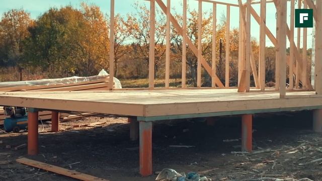 Дачный дом за 3 недели. Выпуск 4: сборка каркаса [Leroy Merlin] смотреть онлайн