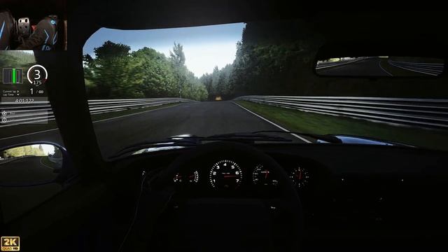 Porsche 911 [964] Turbo 3.6 1993 - Nürburgring - Touristenfahrten - Pedal Cam - AC смотреть онлайн