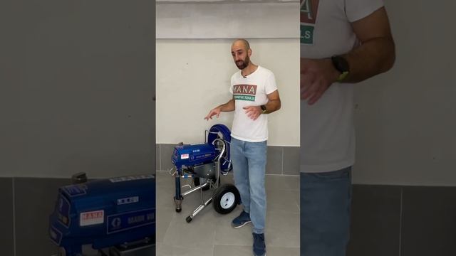 Graco MARK VII - универсална комбинирана машина за шпакловка и боя смотреть онлайн
