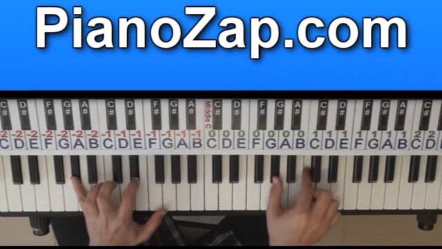 How To Play Up In Flames - Coldplay On Piano Tutorial смотреть онлайн