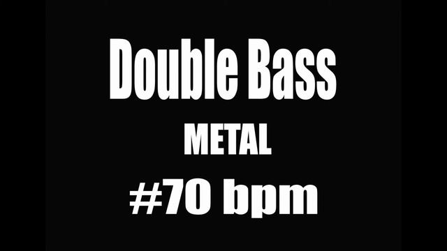 Double Bass Drum Loop #70 bpm смотреть онлайн
