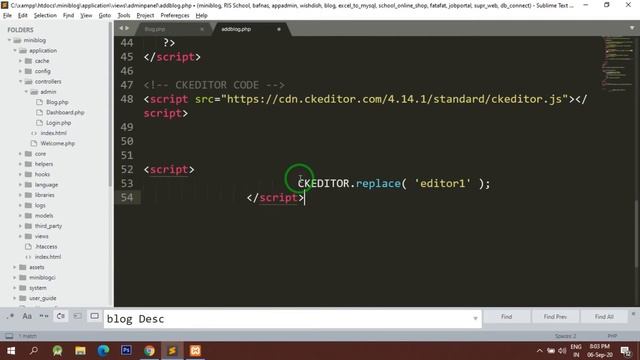 Codeigniter Mini Project | CKEditor 4 in Codeigniter 3 смотреть онлайн
