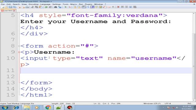 How to Create Html Username and Password Form with Submit and Reset Button смотреть онлайн