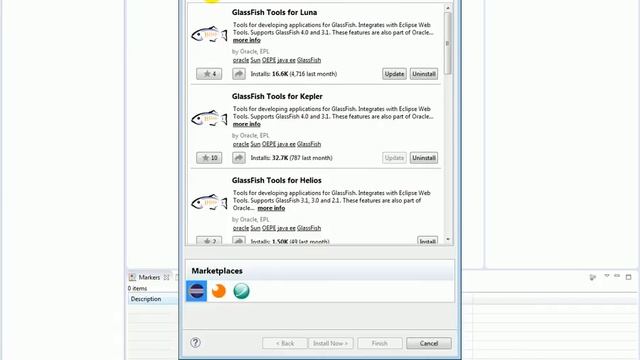 Installing Glassfish server and Eclipse tools for Glassfish - (6 of 83) - Java EE Video Course смотреть онлайн