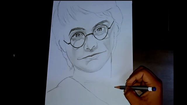Drawing of Herry Potter смотреть онлайн