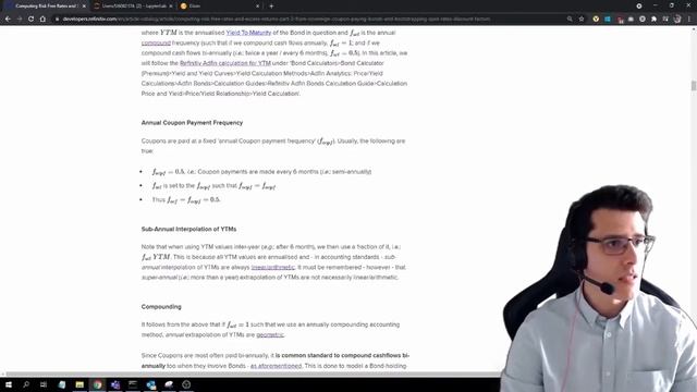 Twitch Python Finance 1.4 - Sovereign Coupon Paying Bonds & Bootstrapping Spot Rates - Final Webina смотреть онлайн