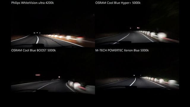 Philips WhiteVision Ultra, OSRAM Cool Blue Hyper+, BOOST, M-TECH XenonBlue смотреть онлайн