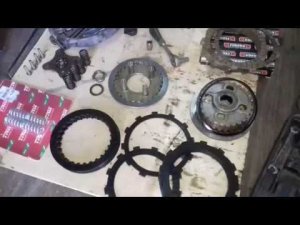 Замена сцепления Honda CB750