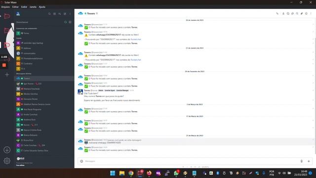 Fazer contato com o cliente pelo Rocketchat - Elimine celulares смотреть онлайн