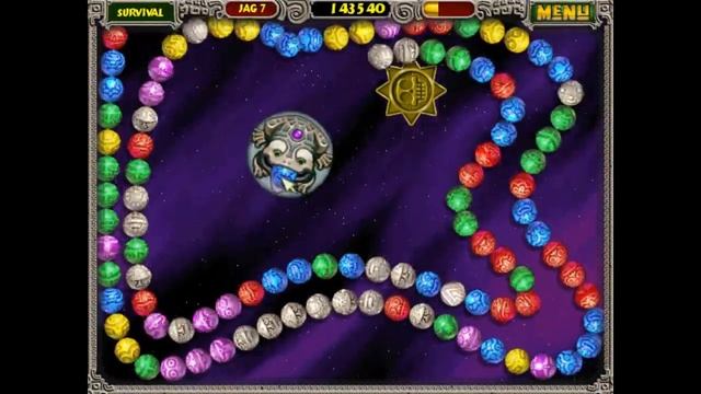 Zuma Deluxe - Survival - Space смотреть онлайн