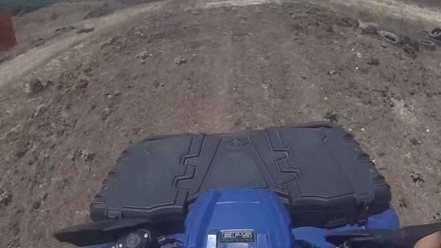 Polaris Sportsman 850 Touring at motocross track смотреть онлайн