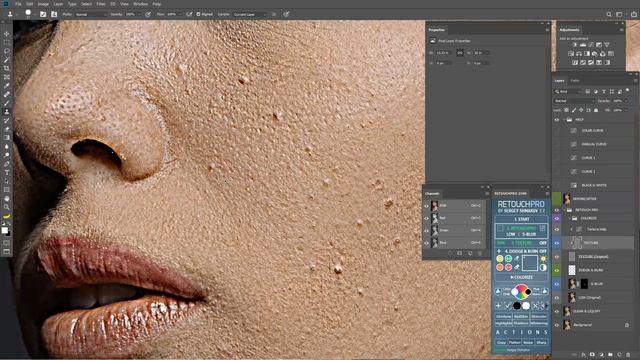 КАК УБРАТЬ ИЛИ ОСЛАБИТЬ МОРЩИНЫ | ШКОЛА РЕТУШИ RETOUCHPRO #2 смотреть онлайн