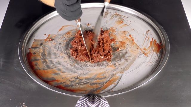ASMR - Ferrero Rocher Ice Cream Rolls | fast tapping & scratching big giant grand Chocolate Rocher смотреть онлайн