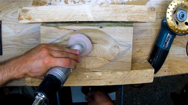 Круг для болгарки по дереву. Чаша для УШМ. Вырезаем блюдо из дерева смотреть онлайн
