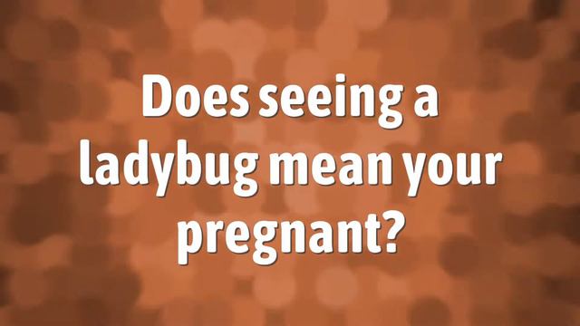 Are ladybugs a sign? смотреть онлайн