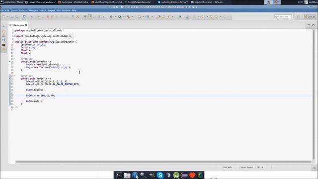 LibGDX 2D Tutorial #2: Git and Basic Input смотреть онлайн