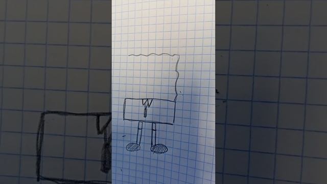 как нарисовать Спанч боба. смотреть онлайн